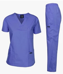 scrub sets women, DAGACCI, ciel blue,never worn brand new with tags - Picture 1 of 2
