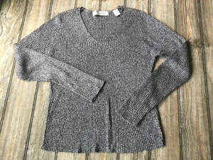 Damen Valerie Stevens schwarz, grau n weiß Langarm Pullover Oberteil Größe S - Bild 1 von 12