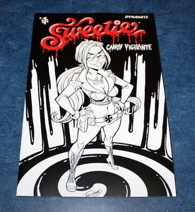 SWEETIE #1 1:10 B/W variant DYNAMITE COMIC 2022 Osaka Popstar John Cafiero - Picture 1 of 1