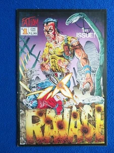 RAVAGE #1 TIM TYLER FATHOM PRESS 1992 FIRMADO DIFÍCIL DE ENCONTRAR - Imagen 1 de 1