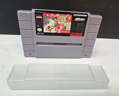Krusty's Super Fun House Super Nintendo SNES Original Authentic Game! - Image 1 of 4