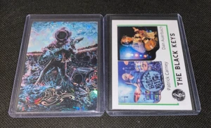 The Black Keys Band Custom Concert Poster Refractor & Throwback Card Lot - Picture 1 of 4