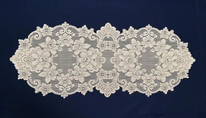 Heritage Lace Table Runner Ecru Cleremont 14" x 36" Diningroom Livingroom - Picture 1 of 3
