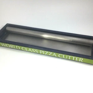 Pizza Cutter Stainless Steel Heavy Gauge 14" x 3.5" - Picture 1 of 3