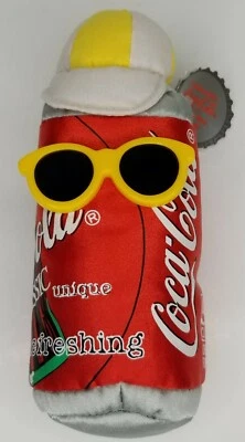 Coca Cola 6" Bean Bag Plush: 1997 - Image 1 of 4