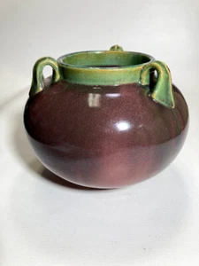 Fulper Vase Green Pink Flambe - Picture 1 of 5