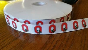 Ohio State 7/8" Ripsband 5 Meter Flagge/Banner Handwerksfreier Versand!!!!!! - Bild 1 von 2