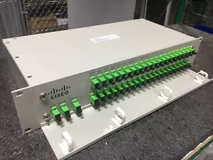New CISCO 40 Channel MUX/DEMUX 4000698 40:1 19IN SC/APC ITU 20-59 2RU ONS 15216 - Picture 1 of 4