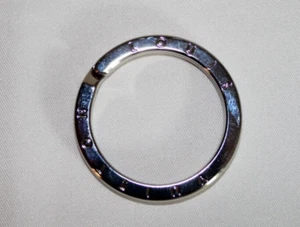 LOUIS VUITTON KEY RING KEYRING 1.5 INCH DIAMETER 100% AUTHENTIC! M01200 - Picture 1 of 3