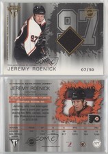 2003 Pacific Private Stock Titanium Hobby Jersey Number /50 Jeremy Roenick #177