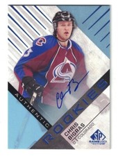 NHL Rookie Autograph Tradingcard - Chris Bigras - Colorado Avalanche