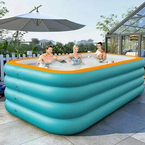 Super Large Inflatable Pool Thickened for Outdoor, Courtyard & Family Gatherings - Picture 1 of 45