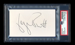 GEORGE BRETT SIGNED MINT CUT PSA/DNA AUTOGRAPHED KANSAS CITY ROYALS HOF MVP WSC - Picture 1 of 1