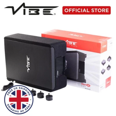 VIBE Black Air 10 inch SQ Active Enclosure BA10ASQ-V4 Peak 900W - RMS Power 300W - Image 1 of 4