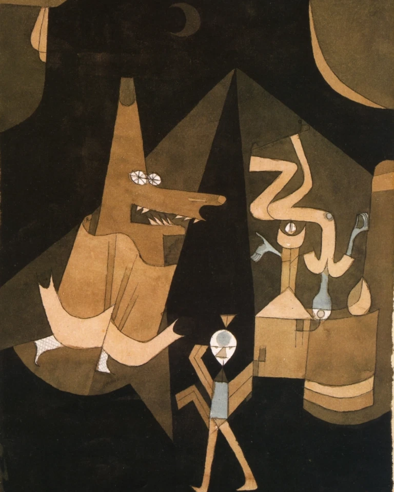 Impresión o lienzo - Escena de bruja - Paul Klee (1921) Foto 1 de 1