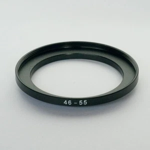 STEP UP ADAPTER 46MM-55MM STEPPING RING 46MM TO 55MM 46-55 FILTER ADAPTOR - Picture 1 of 1
