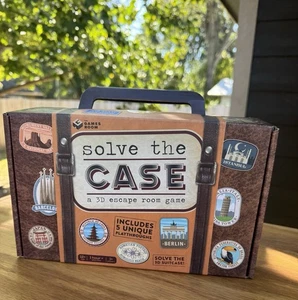 Solve the Case 3D Escape Room Game The Games Room New Sealed 5 Playthroughs  - Picture 1 of 6
