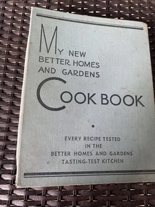 Vtg 1937 My New Better Homes And Gardens 3 Ring Cook Book Plus Extra Recipes - Imagen 1 de 11