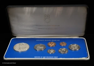 1978 Solomon Islands Uncirculated 7-Coin Proof Set - Picture 1 of 5