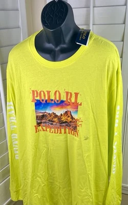 Camisa Polo Ralph Lauren RL Expedition Voyager Manga Larga - Para Hombre 3XLT - NUEVA CON ETIQUETAS $85 Foto 1 de 4