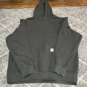 Carhartt Rain Defender Original Fit Hoodie Sweatshirt Gray Mens 2xL - Picture 1 of 5