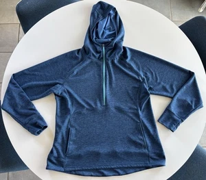 Simms Men's Bugstopper 1/2 Zip Blue Hoodie Long Sleeve Size XL - Picture 1 of 7