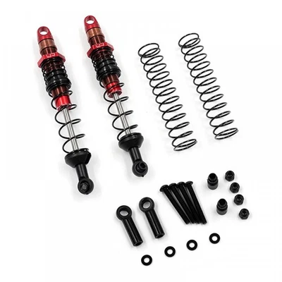 NEW Yeah Racing DDC-100RD 100mm Desert Cobra Dual Spring Shock (2) Red 1/10 Off- - Image 1 of 3