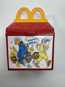 Vintage 1989 Fisher Price McDonalds Happy Meal Ronald Grimace Hamburglar Birdie - Foto 1 di 8