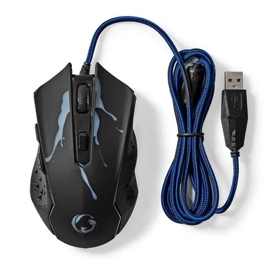 Nedis 3600 dpi Wired Gaming Mouse with LED and 6 Buttons - Image 1 of 4