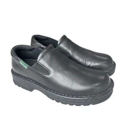 Eastland Mujer Newport Grueso Oxford Zapatos Cuero Negro Talla 6.5 Estilo #3181 Foto 1 de 4
