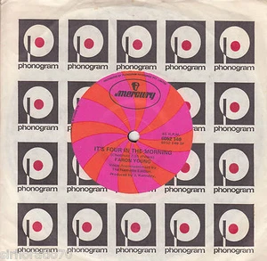 FARON YOUNG It's Four In The Morning / It's Not The Miles 45 - Picture 1 of 2