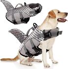 XL - Extra Large - Dog Life Jacket for Swimming with Quick Release - Shark Fin