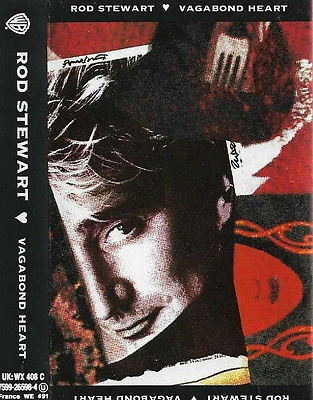 Rod Stewart ‎Vagabond Heart CASSETTE ALBUM Pop Rock, Soft Rock, Soul  - Image 1 of 4