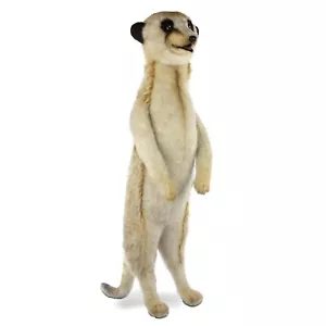 HANSA STANDING MEERKAT REALISTIC STUFFED ANIMAL PLUSH SOFT TOY 90cm **NEW** - Bild 1 von 2