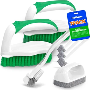 7 Pack Deep Cleaning Brush Set, Scrub Pads with Scraper Tip for Pool Walls, Bath - Picture 1 of 12
