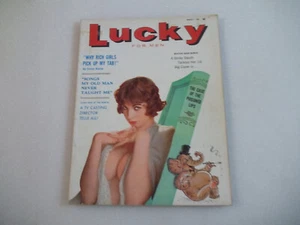 Vintage Lucky Magazine for Men VOL 1 #1,March 1961 Agard Publishing Pinups,18+ - Picture 1 of 9