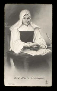 santino-holy card B. MARIA POUSSEPIN - Picture 1 of 1