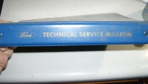 1974 Ford Technical Service Bulletins Original Dealer Blue Binder Booklets 1 -11 - Picture 1 of 14