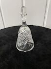 24% Lead Crystal Hand Cut Bell, 6" Tall, Made In West Germany