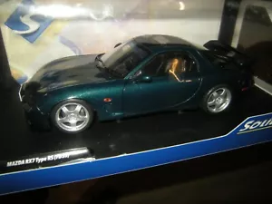 1:18 Solido Mazda RX7 Tipo RS (FD3S) Montego Blue Mica 1994 en embalaje original - Imagen 1 de 1