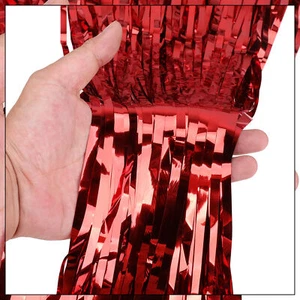 2M-3M Foil Fringe Tinsel Shimmer Curtain Door for Wedding Birthday Party Decor - Picture 1 of 49