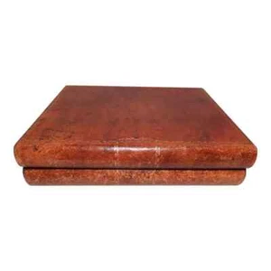 Mid 20th Century Leather Books Jewelry Case - Picture 1 of 8