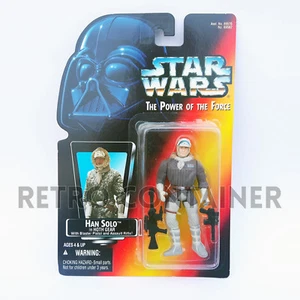 STAR WARS Kenner Hasbro Action Figure - POTF POTF2 - Han Solo in Hoth Gear - Picture 1 of 1