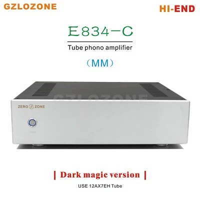 ZEROZONE DARK MAGIC Ver HI-END E834-C Turntable MM Tube Phono Amplifier Base On EAR834