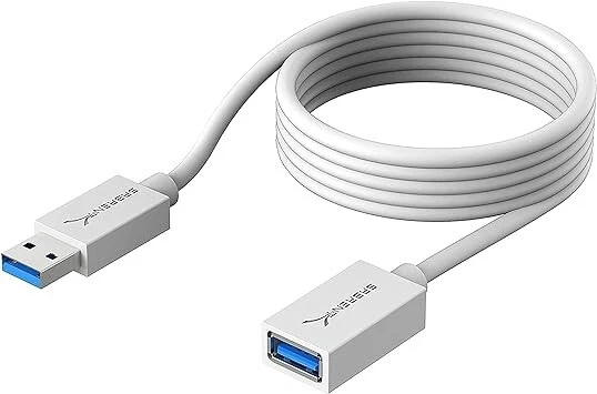 SABRENT 1.8M USB Extension Cable 3.0, USB A Male to Female-CB-306W - Image 1 of 4