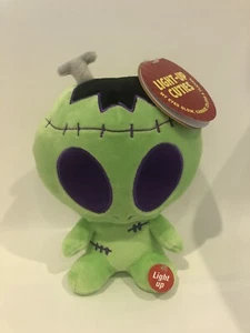 Aurora 8 Zoll grüner Frankenstein Plüsch leuchtende Augen Halloween neu - Bild 1 von 4