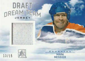 2014-15 ITG Draft Prospects Draft Dream Team Jersey Silver #DT13 Mark Messier/15