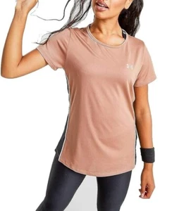 Camiseta Top Mujer Under Armour Gimnasio - Beige - XS - Imagen 1 de 1