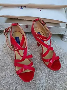 Jimmy Choo for H&M High Heels Schuhe Sandalen rot Gr.40 - Bild 1 von 5