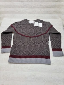 White Mountaineering 100% Wool Knit Sweater Woolen Pullover Men's Size 1 (S) - Picture 1 of 7